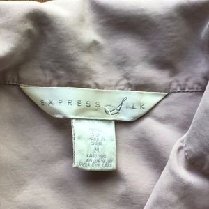 Button down silk express shirt